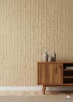 6849 vintage behang beige met verticale lijnen swiet, Huis en Inrichting, Stoffering | Behang, Ophalen of Verzenden, Minder dan 10 m²