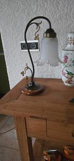 Elegante Vintage/Art Nouveau Tafellamp, Antiek en Kunst, Antiek | Lampen, Ophalen