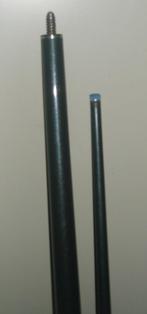 carbon biljartkeu, Ophalen of Verzenden, Gebruikt, Keu of Ballen