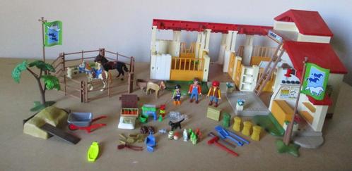 Playmobil 4190 manege + 7392 uitbreiding, Kinderen en Baby's, Speelgoed | Playmobil, Gebruikt, Complete set, Ophalen of Verzenden
