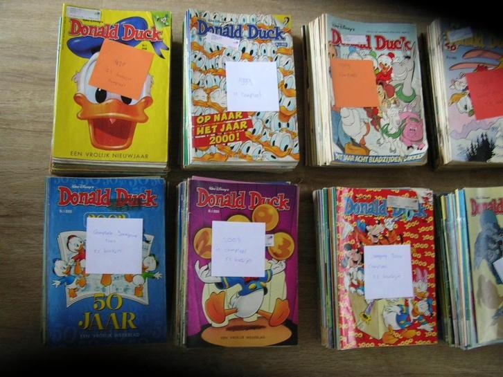 Donald Duck weekblad Complete en bijna complete jaargangen, Boeken, Stripboeken, Gelezen, Complete serie of reeks, Ophalen of Verzenden
