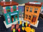 fisher price sesamstraat huis , collectoritem, Ophalen of Verzenden, Gebruikt, Speelset