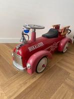 Metalen loopauto brandweer, Ophalen, Gebruikt, Loopvoertuig