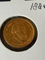 Gouden Tientje 1889, Koning Willem III, Losse munt, 10 gulden, Goud