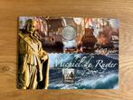 De Ruyter - Vlissingen PostNL en KNM munt/zegel set, Ophalen of Verzenden, Koningin Beatrix, Euro's, Zilver