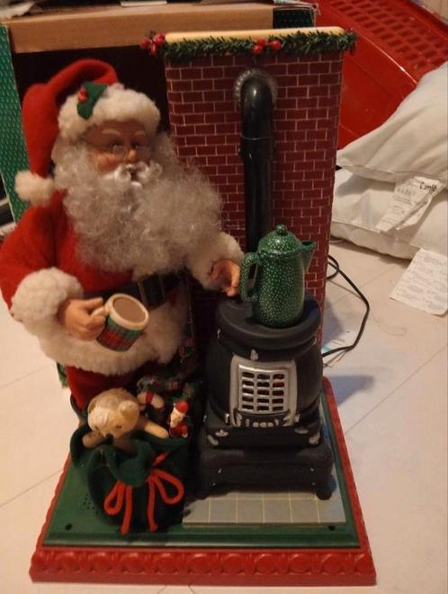 Hele mooie grote bewegende kerstman collectie item., Diversen, Kerst, Zo goed als nieuw, Ophalen of Verzenden