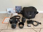 Sony A330 spiegelreflex camera + lenzen 18-55 & 55-200 + tas, Gebruikt, Spiegelreflex, Ophalen of Verzenden, Sony