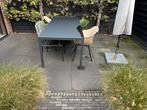 Tuintafel Aluminium/Glas - Donker Grijs, Tuin en Terras, Ophalen, Zo goed als nieuw, Rechthoekig, Aluminium