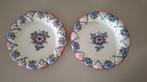 Wandbordje Delfts polychroom 2st, Antiek en Kunst, Antiek | Wandborden en Tegels, Ophalen of Verzenden