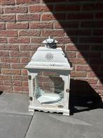 Riverdale windlicht, Huis en Inrichting, Woonaccessoires | Kandelaars en Kaarsen, Ophalen, Gebruikt, 50 tot 75 cm, Wit
