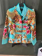 Carnavalsjasje Bloemenprint Panter - Maat S/M, Kleding | Dames, Carnavalskleding en Feestkleding, Ophalen of Verzenden, Nieuw