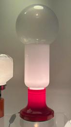 Italiaanse vintage staande design lamp met Murano glas, Huis en Inrichting, Ophalen, ., Zo goed als nieuw, .