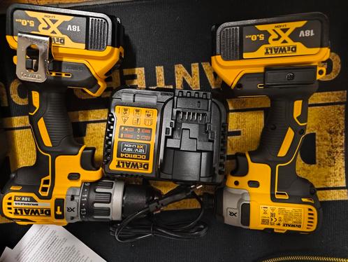 DeWALT DCK266P2T Accu Combiset DCD796 + DCF887 18V 5.0Ah XR, Doe-het-zelf en Verbouw, Gereedschap | Overige machines, Nieuw, Ophalen