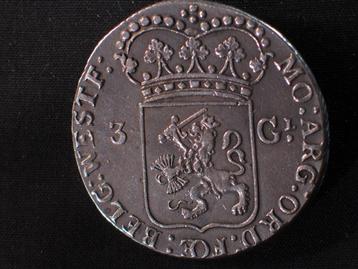 3 gulden West Friesland zilver 1794. 1882 beschikbaar voor biedingen