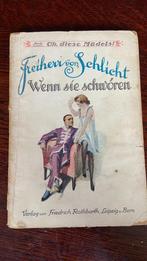 freiherr von schlicht wenn sie schnoren, Ophalen of Verzenden