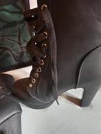Gothic enkel laarzen, Ophalen of Verzenden, Zo goed als nieuw, Grijs, Lage of Enkellaarzen