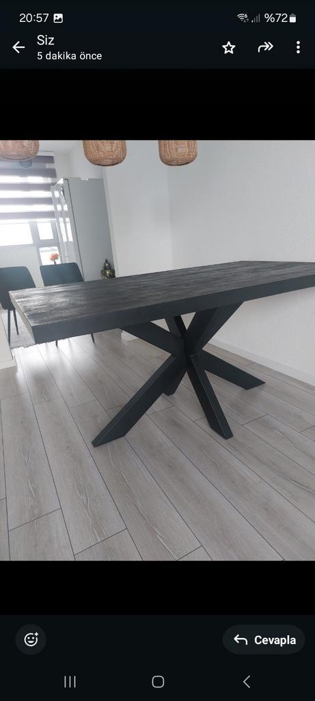 Mangohouten Eettafel te koop!, Huis en Inrichting, Tafels | Eettafels, Ophalen of Verzenden