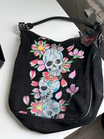 Ed hardy tas origineel, Ophalen of Verzenden, Zo goed als nieuw, Zwart, Leer