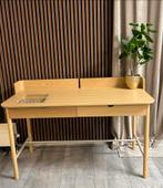 IKEA RIDSPÖ Bureau - Eiken hout!, Huis en Inrichting, Ophalen, Zo goed als nieuw, Bureau
