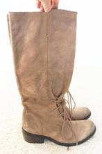 Mooie Suede Bronx Veterlaarzen -s11 (Maat 38) € 55,-, Kleding | Dames, Schoenen, Hoge laarzen, Bronx, Overige kleuren, Ophalen of Verzenden