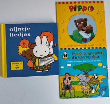 3x CD: Nijntje liedjes / Pippo / PipaPanda's dierenvriendjes beschikbaar voor biedingen