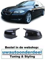 BMW 5 Serie F10 F11 Wing Spiegelkappen Glans Zwart, Auto diversen, Tuning en Styling, Verzenden