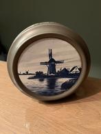 Gaaf vintage blik met “delfts blauw”, Verzamelen, Blikken, Ophalen of Verzenden, Gebruikt, Overige