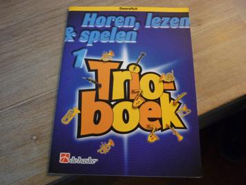 Horen, lezen & spelen - 1 Trioboek - Dwarsfluit  beschikbaar voor biedingen