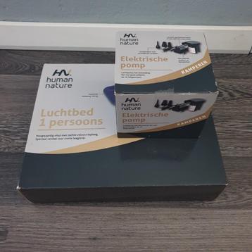 Human Nature 1 pers Luchtbed incl losse pomp beschikbaar voor biedingen