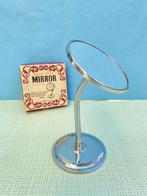 Vintage make up spiegel gooseneck mirror, zwanenhals spiegel, Minder dan 50 cm, Gebruikt, Ophalen of Verzenden, Minder dan 100 cm