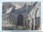 Litho Koppelpoort Amersfoort, Dirk Boode 1871-1957, Antiek en Kunst, Verzenden