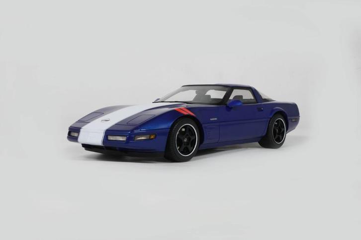 GT Spirit 1:18 Chevrolet Corvette C4 Gran Sport blue 1996, Hobby en Vrije tijd, Modelauto's | 1:18, Nieuw, Auto, Overige merken