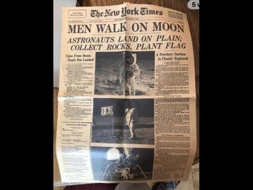 Puzzel Astronauts men walk on moon 1969  beschikbaar voor biedingen