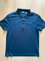 Calvin Klein Tech Zip Polo Shirt Black Beauty, Maat 52/54 (L), Blauw, Ophalen of Verzenden, Zo goed als nieuw