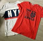Set van 2 stoere t shirts , maat 158 164, Ophalen, Gebruikt, Jongen, Shirt of Longsleeve