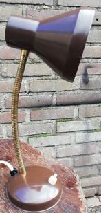 Tafellamp. Flex neck. Vintage. Metaal. 30 cm., Huis en Inrichting, Lampen | Tafellampen, Minder dan 50 cm, Vintage, Metaal, Zo goed als nieuw