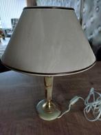 SCHEMERLAMP MET ONYX VOET (vintage), Huis en Inrichting, Lampen | Tafellampen, Ophalen of Verzenden, Zo goed als nieuw, Minder dan 50 cm