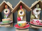 Vrolijke vogelhuisjes  voederhuisjes  van tea for one, Ophalen of Verzenden, Zo goed als nieuw