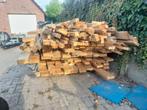 Gebruikte Houten balken, Doe-het-zelf en Verbouw, Hout en Planken, Ophalen, Balk, Vuren, 50 mm of meer