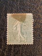 Frankrijk 15c Postzegel - Gestempeld, Ophalen of Verzenden, Gestempeld