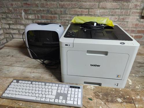 Printer + Papierversnipperaar + Toetsenbord – Set Deal!, Computers en Software, Printers, Gebruikt, Printer, Overige technieken