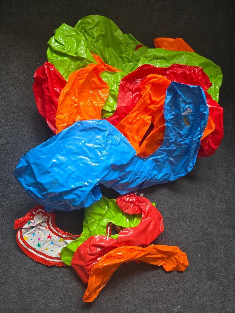 Opblaas letters, Hobby en Vrije tijd, Feestartikelen, Zo goed als nieuw, Versiering, Verjaardag, Ophalen of Verzenden