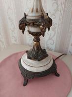 2 stuks lamp, marmer, zwaar, Antiek en Kunst, Ophalen