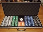 Luxe pokerset 500 laserchips, Hobby en Vrije tijd, Gezelschapsspellen | Kaartspellen, Een of twee spelers, Ophalen of Verzenden