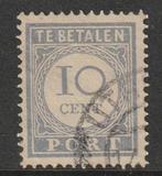 Nederland 1912 P55B Port 10c, Gest, Postzegels en Munten, Postzegels | Nederland, Ophalen of Verzenden, T/m 1940, Gestempeld