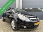 Opel Corsa 1.4-16V Executive UItvoering / Glazen Schuifdak, Auto's, Voorwielaandrijving, Parkeersensor, 4 cilinders, Zwart