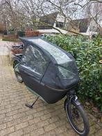 Lovens bakfiets regenhuif, Ophalen