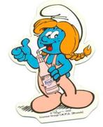 Smurfin magneet - FRISTI, Ophalen of Verzenden, Verschillende Smurfen