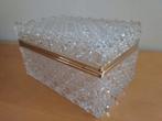 Sieradendoos stijl Baccarat Hollywood Regency kristal glas, Ophalen of Verzenden
