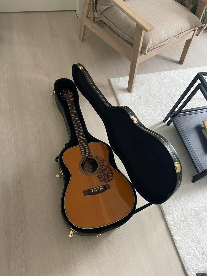 Custom Blueridge BR163 gitaar (Martin OM gitaar), Muziek en Instrumenten, Snaarinstrumenten | Gitaren | Akoestisch, Zo goed als nieuw